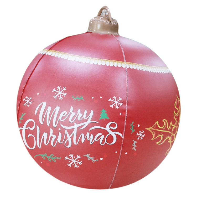 MT709 Yard Christmas Ornaments PVC Inflatable Balls(Red)