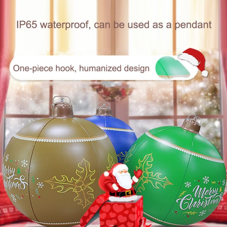 MT709 Yard Christmas Ornaments PVC Inflatable Balls(Red)