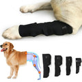 DogLemi PD60041 Dog Hock Brace Pet Supportive Rear Dog Compression Leg Joint Wrap Protects Wounds and Injury, Size:L