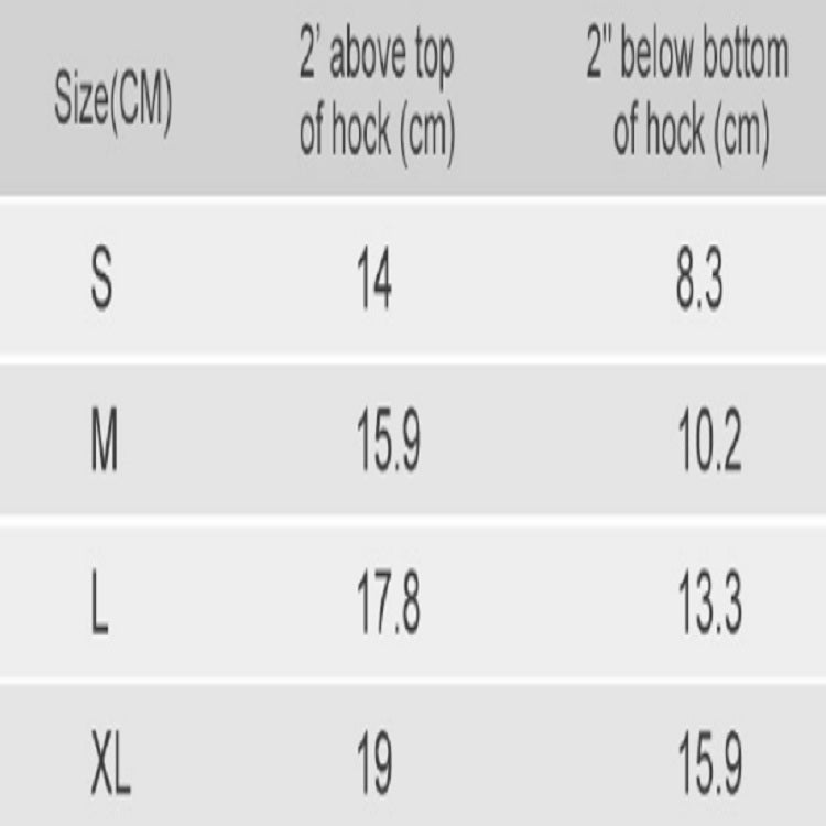 DogLemi PD60041 Dog Hock Brace Pet Supportive Rear Dog Compression Leg Joint Wrap Protects Wounds and Injury, Size:L