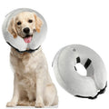 Inflatable Pet Collar Pet Grooming Warm Protective Wound Protection Collar, Size:M (CQLQ02)