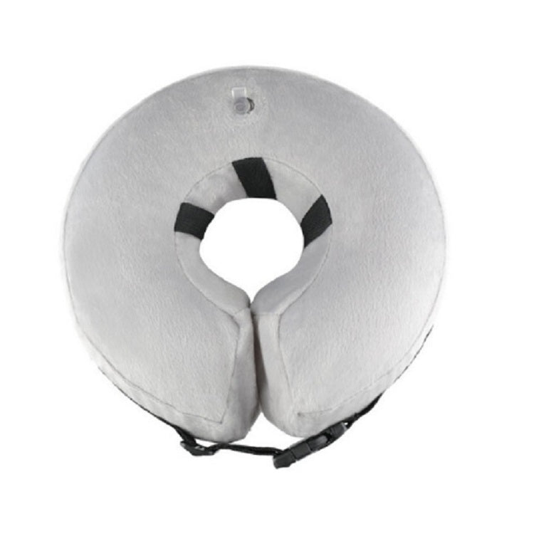 Inflatable Pet Collar Pet Grooming Warm Protective Wound Protection Collar, Size:M (CQLQ02)