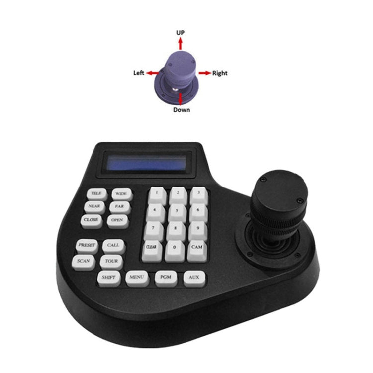 8003H Analog Coaxial Dome Control Keyboard RS485 PTZ, Specification:2 Axis(AU Plug)