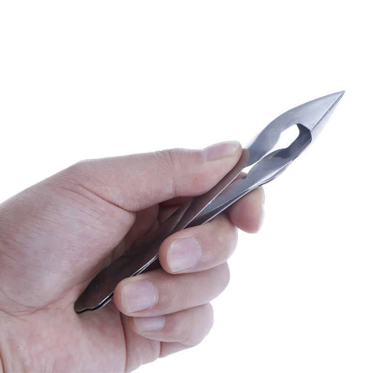 3 PCS Stainless Steel Non-slip Tip Open Blade Pineapple Clip Fruit Eye Digger Endless Steel Nail, Size:13.5×3.5cm