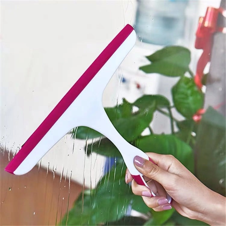 Glass Window Wiper  Bathroom Glass Wiper Window Glass Cleaner Household Cleaning(Blue)