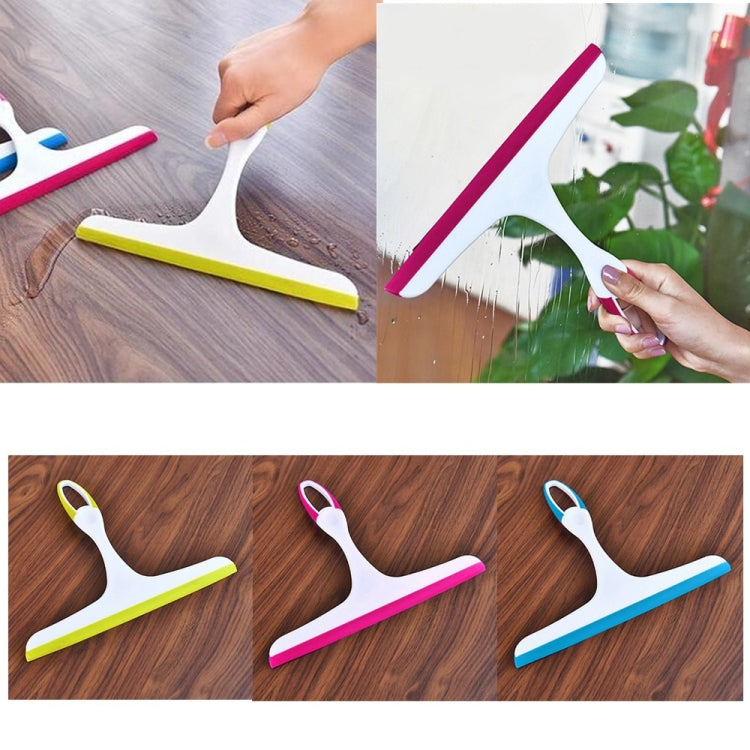Glass Window Wiper  Bathroom Glass Wiper Window Glass Cleaner Household Cleaning(Blue)