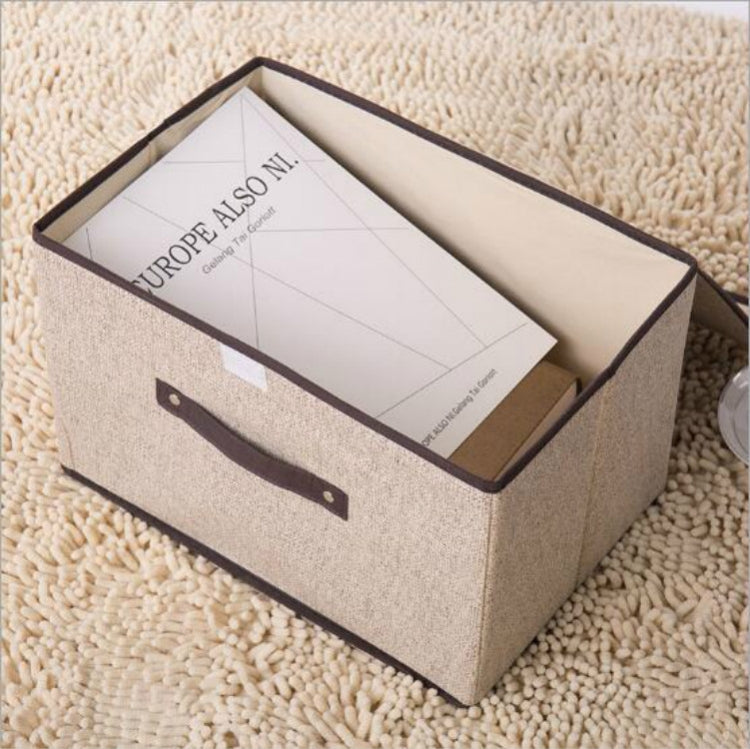 2 in 1 Cotton Fabric Cube Storage Box Embroidery Laundry Basket Cupboard Showcase Holder Toys Organizer(Green)
