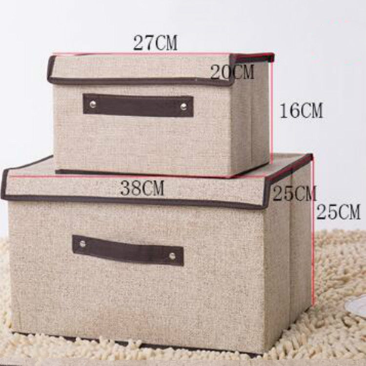 2 in 1 Cotton Fabric Cube Storage Box Embroidery Laundry Basket Cupboard Showcase Holder Toys Organizer(Green)