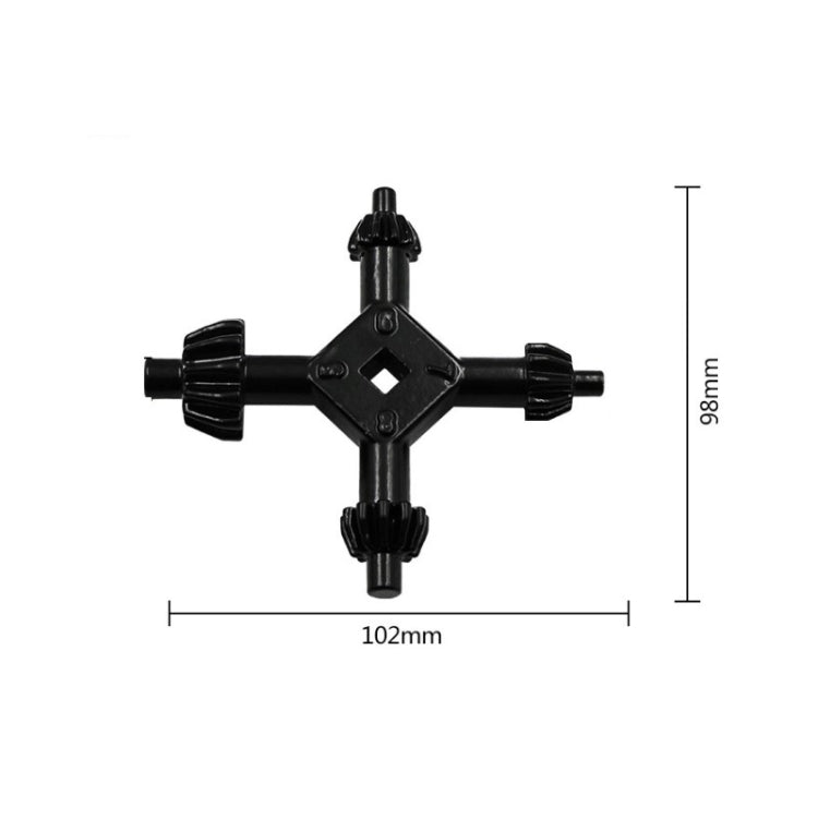 Four In One Multifunctional Hand Drill Key, Style:Large