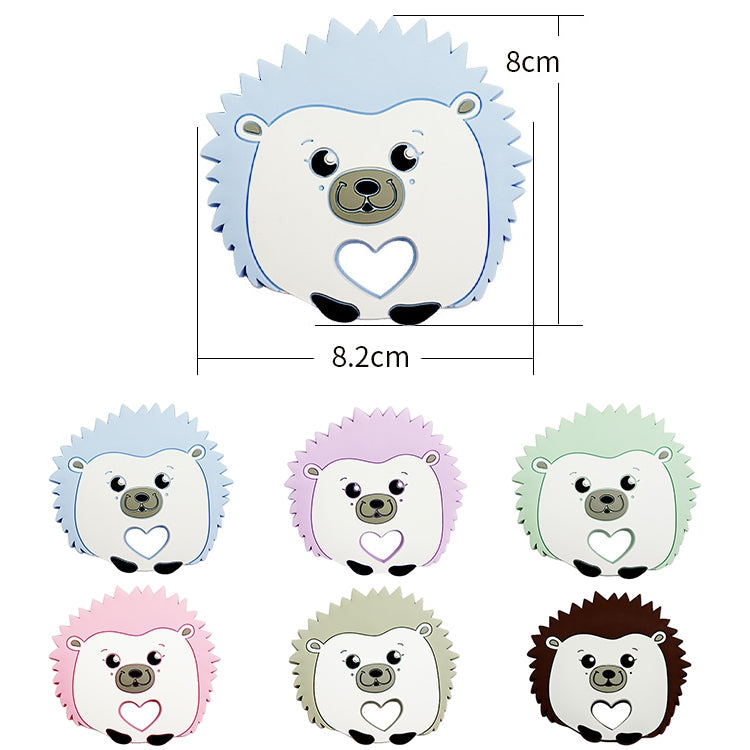 Hedgehog Silicone Pacifier Baby Teether Mother and Baby Supplies Creative Infant Molar Toy(Pink)