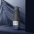 LY-0621 Five-Fold Eight-bone Umbrella Simple Black Glue Sunscreen Umbrella(Navy)