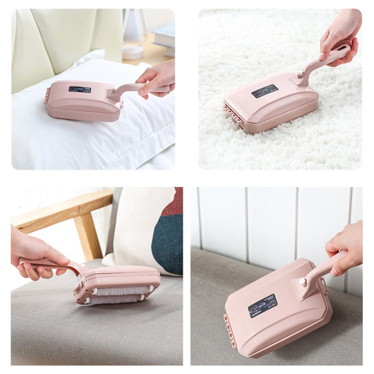 Two-row Brush Handheld Carpet Sweeper Brush Sofa Bed Pet Hair Debris Crumb Dirt Fur Cleaner Roller Cleaning Tools, Random Color Delivery