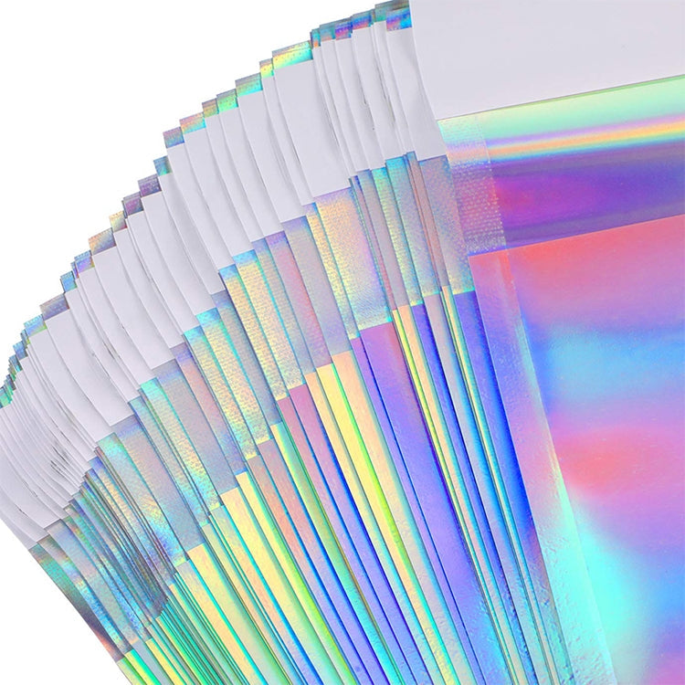 100 PCS / Set  Laser Self Sealing Plastic Envelopes Mailing Bags Gift Packaging Bags, SIZE:35cmx40cm+4cm