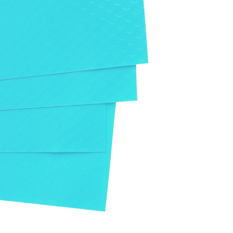 4 PCS / Set Environmentally Friendly Waterproof Washable Antibacterial Antifouling Refrigerator Mat, Color:Transparent Blue
