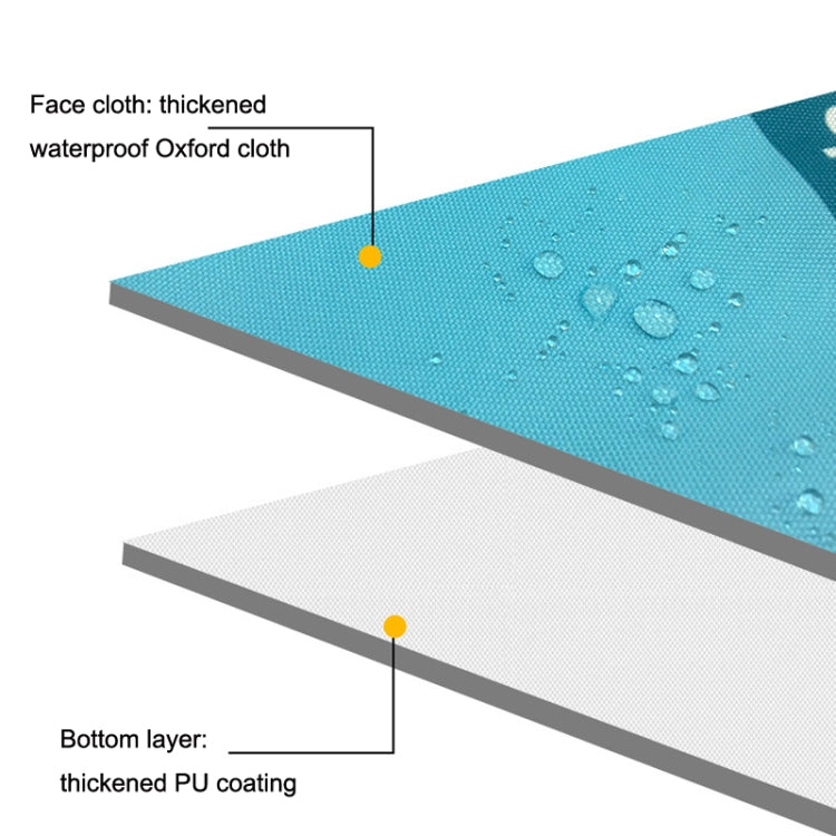 Y002 Outdoor Portable Oxford Cloth Picnic Mat Waterproof Moisture-proof Picnic Cloth(2x2m)