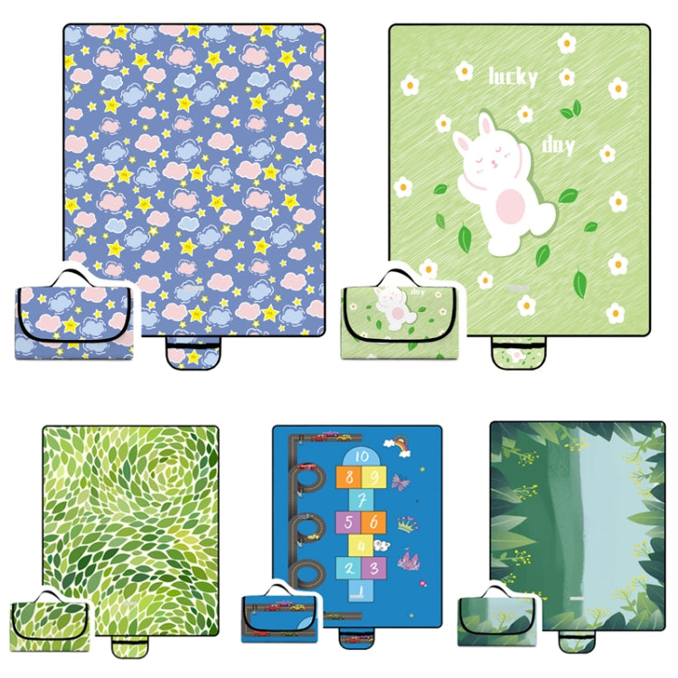 Y003 Outdoor Portable Oxford Cloth Picnic Mat Waterproof Moisture-proof Picnic Cloth(2x2m)