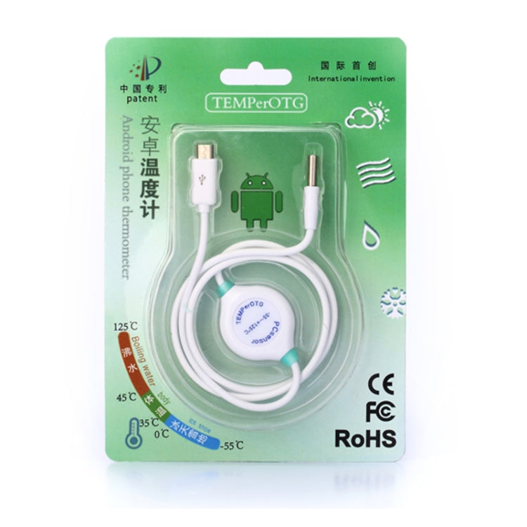 Pcsensor Milk Powder Fish Tank Temperature Detection USB Mobile Phone Probe Thermometer(Micro)