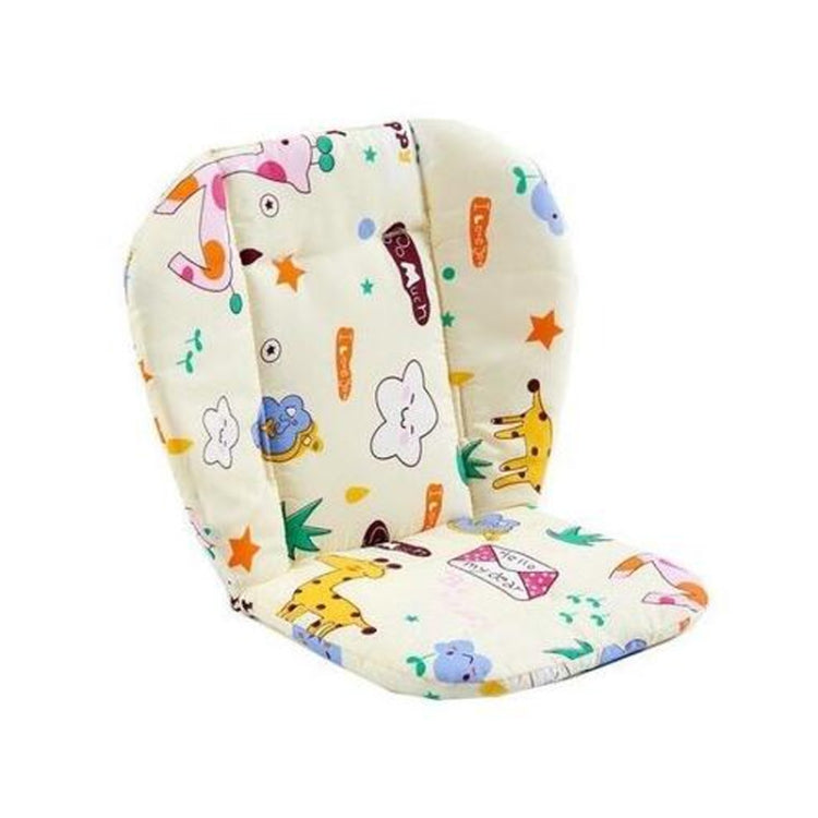 Baby Stroller Cotton Cushion Universal Shock-proof Thick Warm Infant Dining Chair Baby Cushion in Autumn and Winter(Blue Animal)