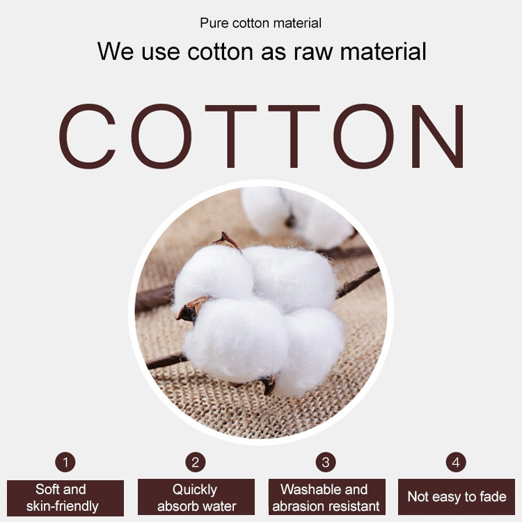 Cotton Plain Square Bath Towel Natural Environmental Protection Embroidered Bath Towel Household Towel(Light Orange)