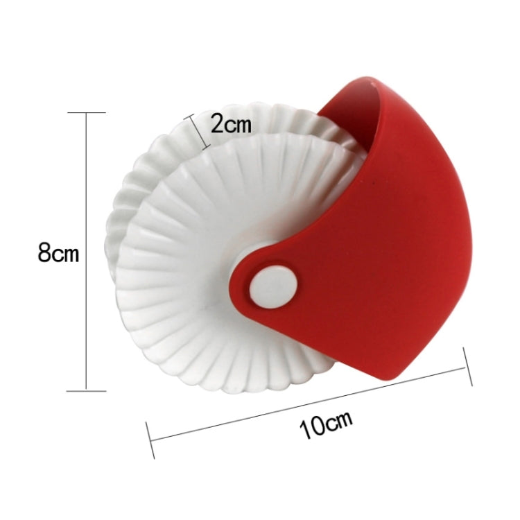 Baking Tools Pasta Cutting Wheel Hemming Wheel Manual Noodle Cutter Roller Knife Creative Kitchen Gadgets(Point Cut)