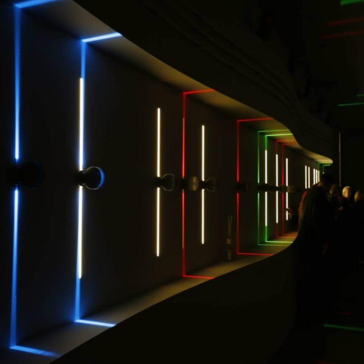 Semicircle LED Door Frame Corridor Window Wall Spotlight(Warm Light)