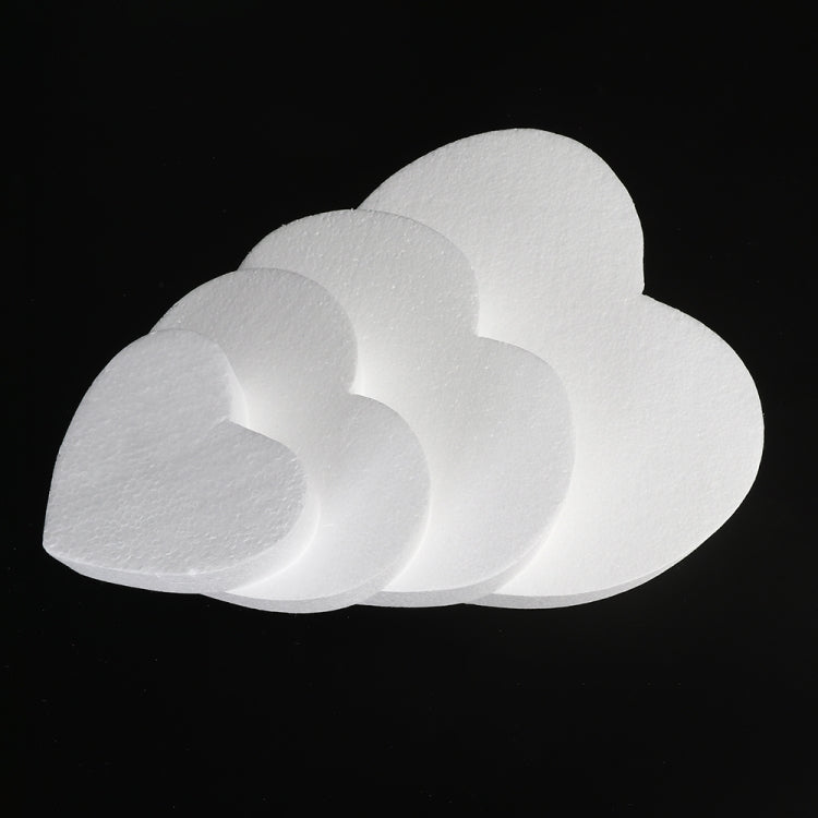 4 PCS Heart-shaped Prosthesis Foam Baking Fondant Cake Silk Flower Practice Mold, Height:10cm, Size:6 Inches