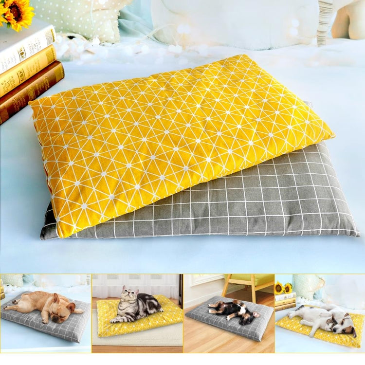 Winter Thick Warm Pet Sleeping Mat Cat Dog Sleeping Bed, Size:XL(Grey)