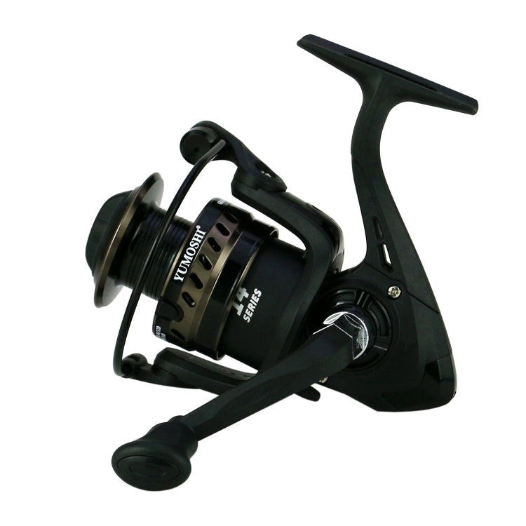 YUMOSHI LS7000 Metal Head Fishing Reel Sea Rod Spinning Reel(Folding Swing Arm+Hard Rubber Grip)