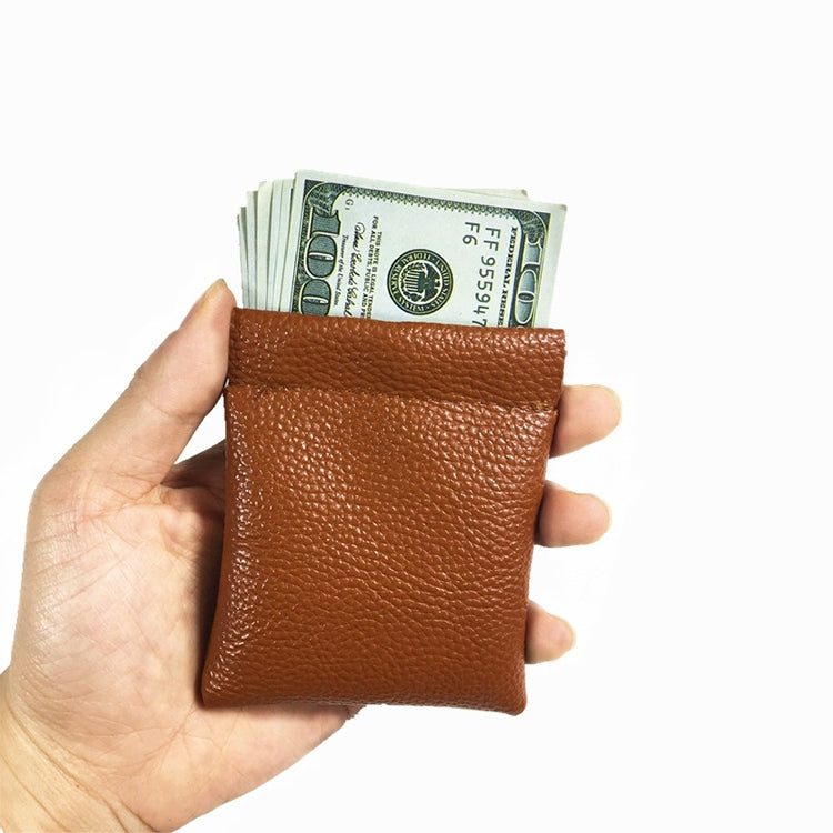 Fashion Solid Color PU Leather Coin Purse Women Men Small Mini Short Wallet Money Bags(Red)