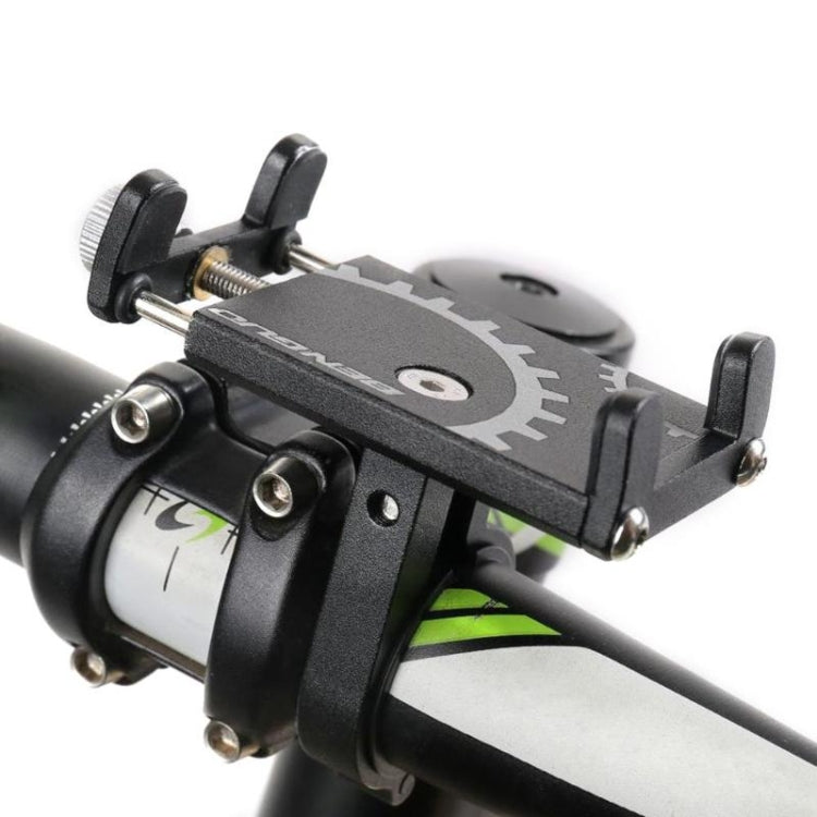 Battery Electric Vehicle Motorcycle Bicycle Riding Navigation Aluminum Alloy Mobile Phone Bracket(Red)