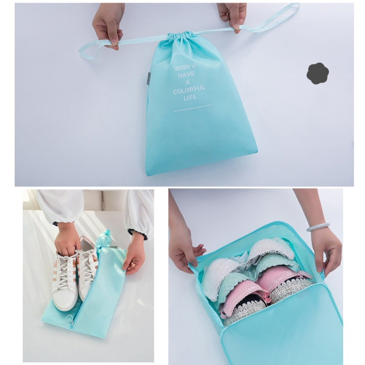 7 In 1 Travel Storage Bag Set Folding Storage Bag(Gray)