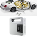 12V Car Air Pump Car Portable Tire Electric Pump, Style:Digital Version (White)