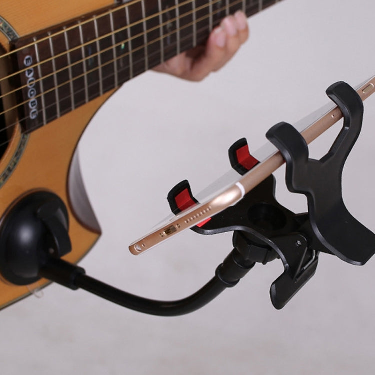 GS05 Guitar Panel Phone Clip Live Video Rotating Phone Guitar Stand