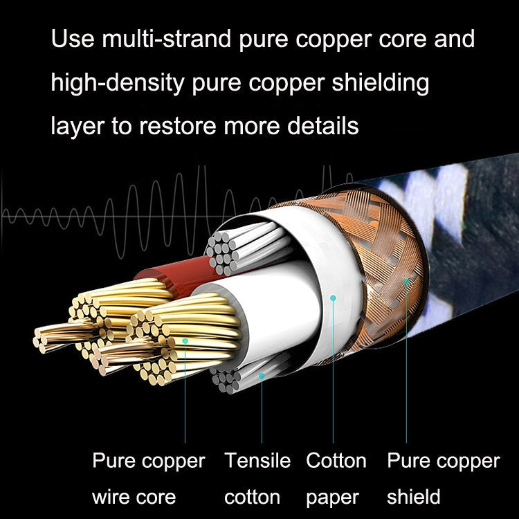 3m 2 Elbow Head 6.35mm Guitar Cable Oxygen-Free Copper Core TS Large Two-core Cable