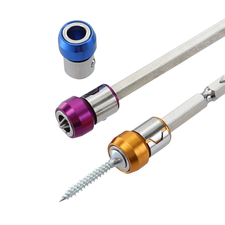 Full Metal Screwdriver Head Plus Magnet(Blue)