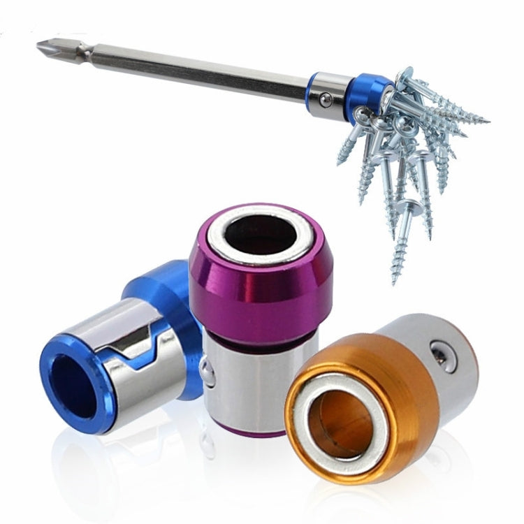 Full Metal Screwdriver Head Plus Magnet(Gold)