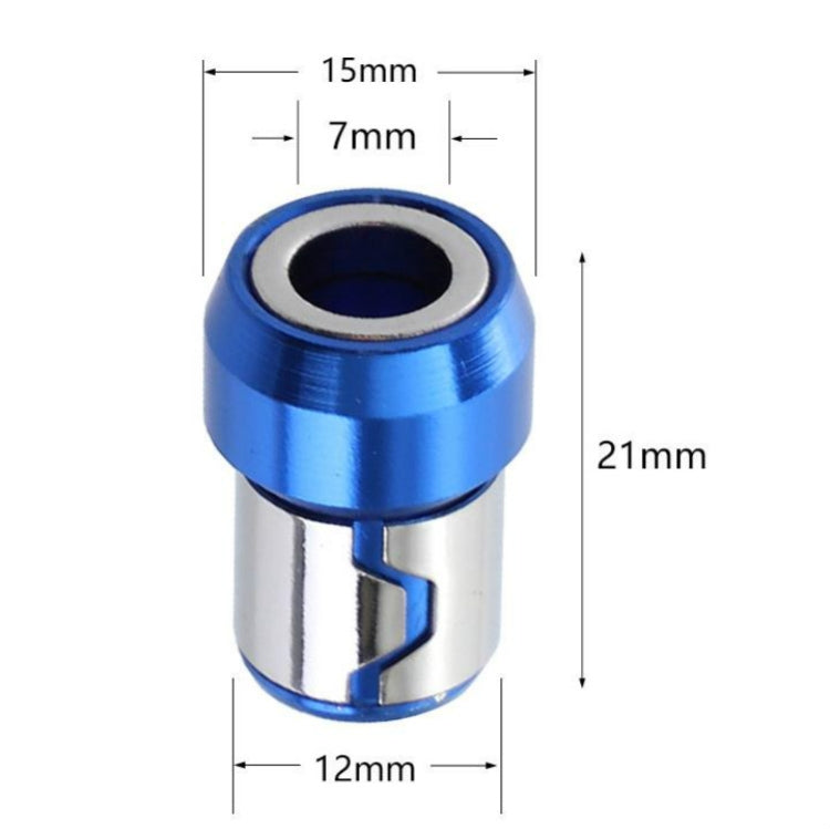 Full Metal Screwdriver Head Plus Magnet(Gold)