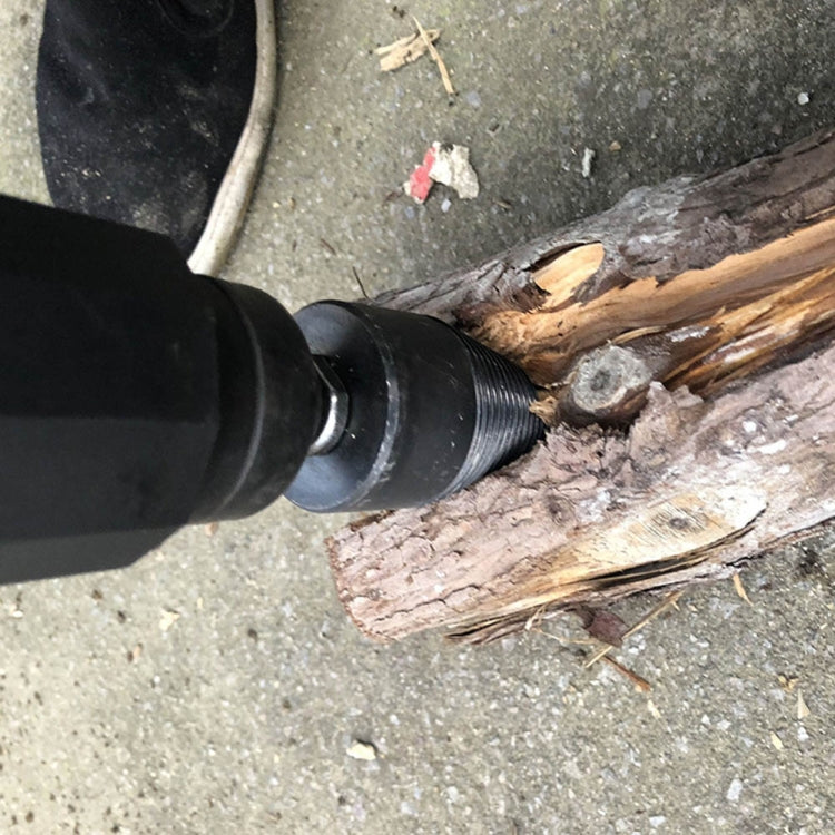 Dual-Purpose Firewood Splitting Tool, Style:Hexagon Shank Electric Hammer Drill