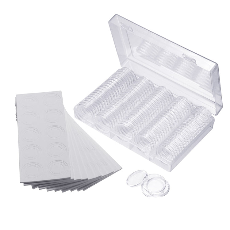 Coin Capsules 100 x 30mm Round Boxes Commemorative Coin Protection Box