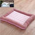 Summer Ice Silk Nest Pads Small and Medium-sized Multifunctional Cool Pet Nest Dog Cat Pad, Size:L(Pink)