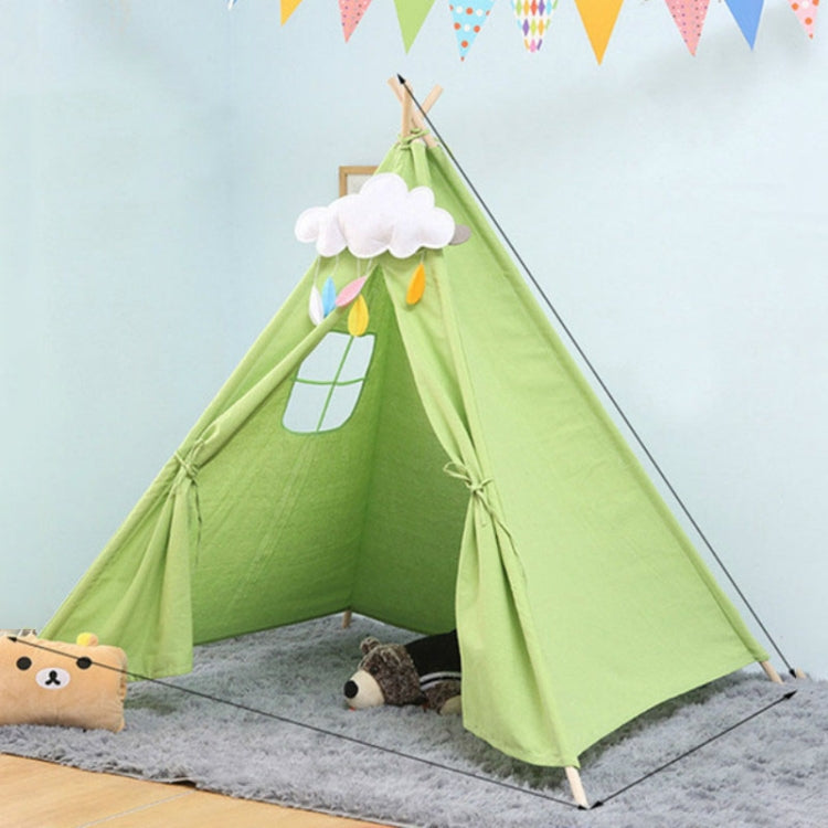 Children's Room Princess Tent Indoor Play House Folding Tent Toy, Size:1.35m(Green)