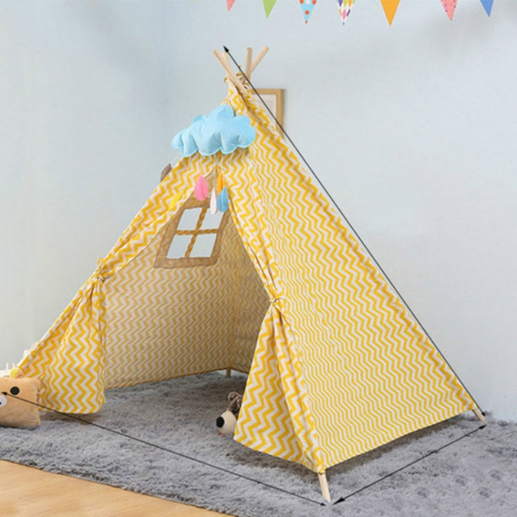 Children's Room Princess Tent Indoor Play House Folding Tent Toy, Size:1.35m(Wave)