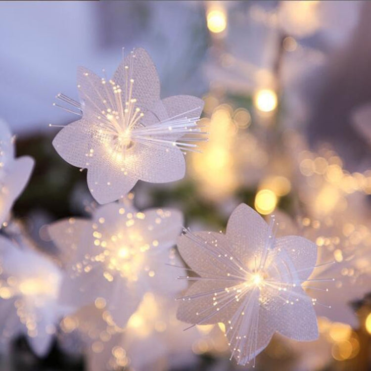 LED Fiber Optic Flower Twig Light String Room Bedroom Romantic Decoration Lantern(Brown Branches)