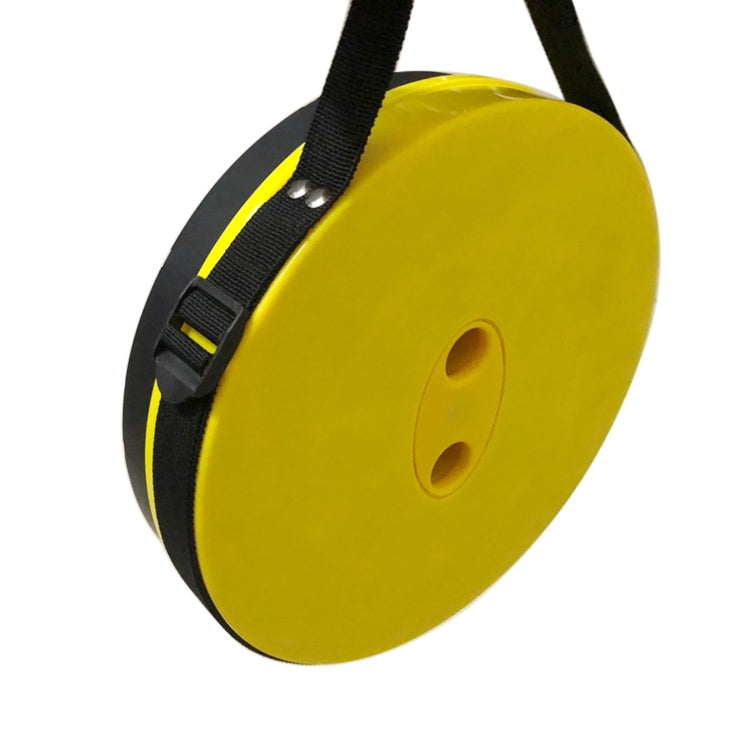 Outdoor Portable Folding Telescopic Plastic Stool Camping Fishing Garden Stool(Yellow)