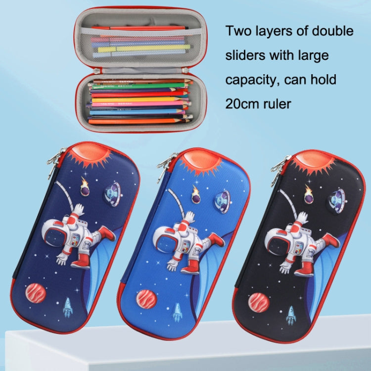 S-888 Elementary School Cartoon EVA Pencil Case Anti-fall 3D Stationery Box Color Random Delivery, Style:Spacewalk