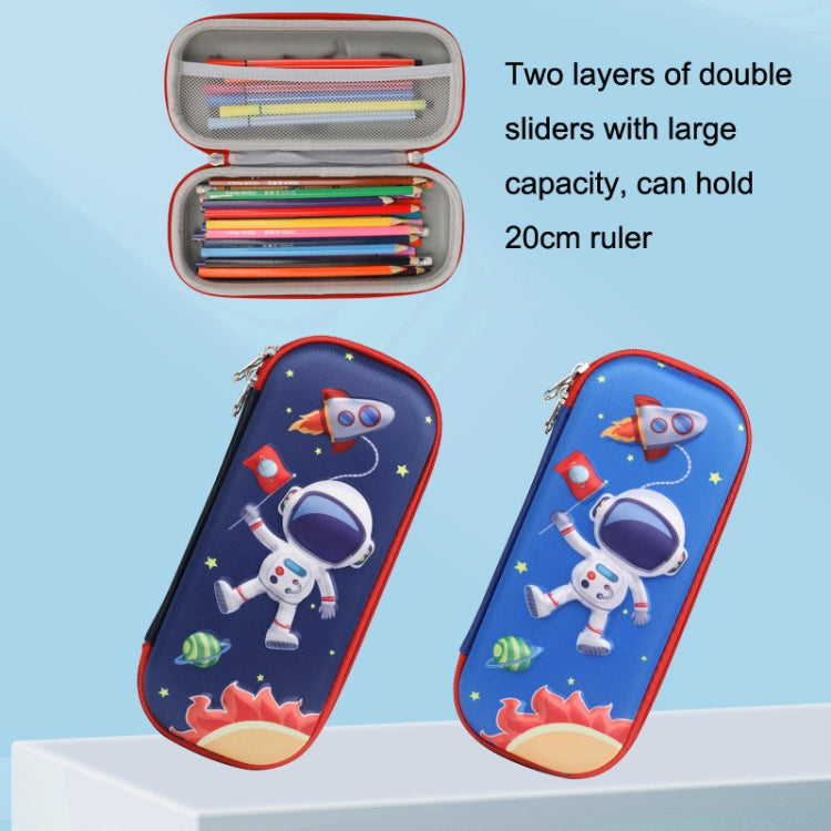 S-888 Elementary School Cartoon EVA Pencil Case Anti-fall 3D Stationery Box Color Random Delivery, Style:Astronaut