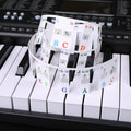 Children Beginner Piano Keyboard Color Stickers Musical Instrument Accessories, Style: Piano Keys 61 keys