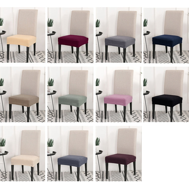 Knitted Padded Chair Cushion Cover(Black)