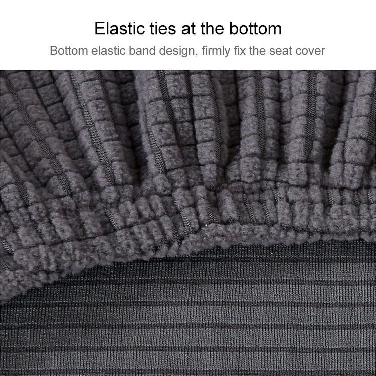 Knitted Padded Chair Cushion Cover(Dark Blue)