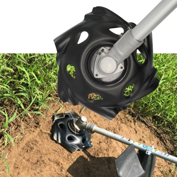 Alloy Dragon Claw Plate Hit Grass Pine Soil Mower Accessories(Black)